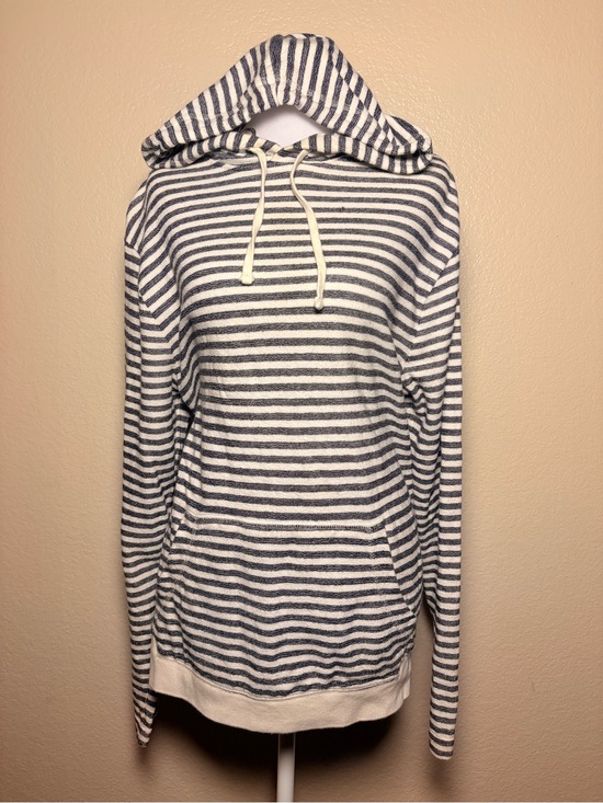 Old Navy Tops - Y2K Scene Old Navy Striped French Terry Hoodie Sweatshirt #10